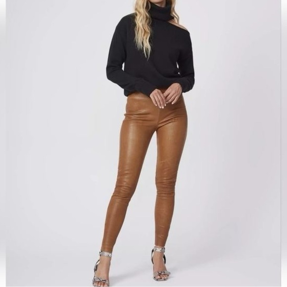 PAIGE Pants - PAIGE Sheena Faux Leather Leggings